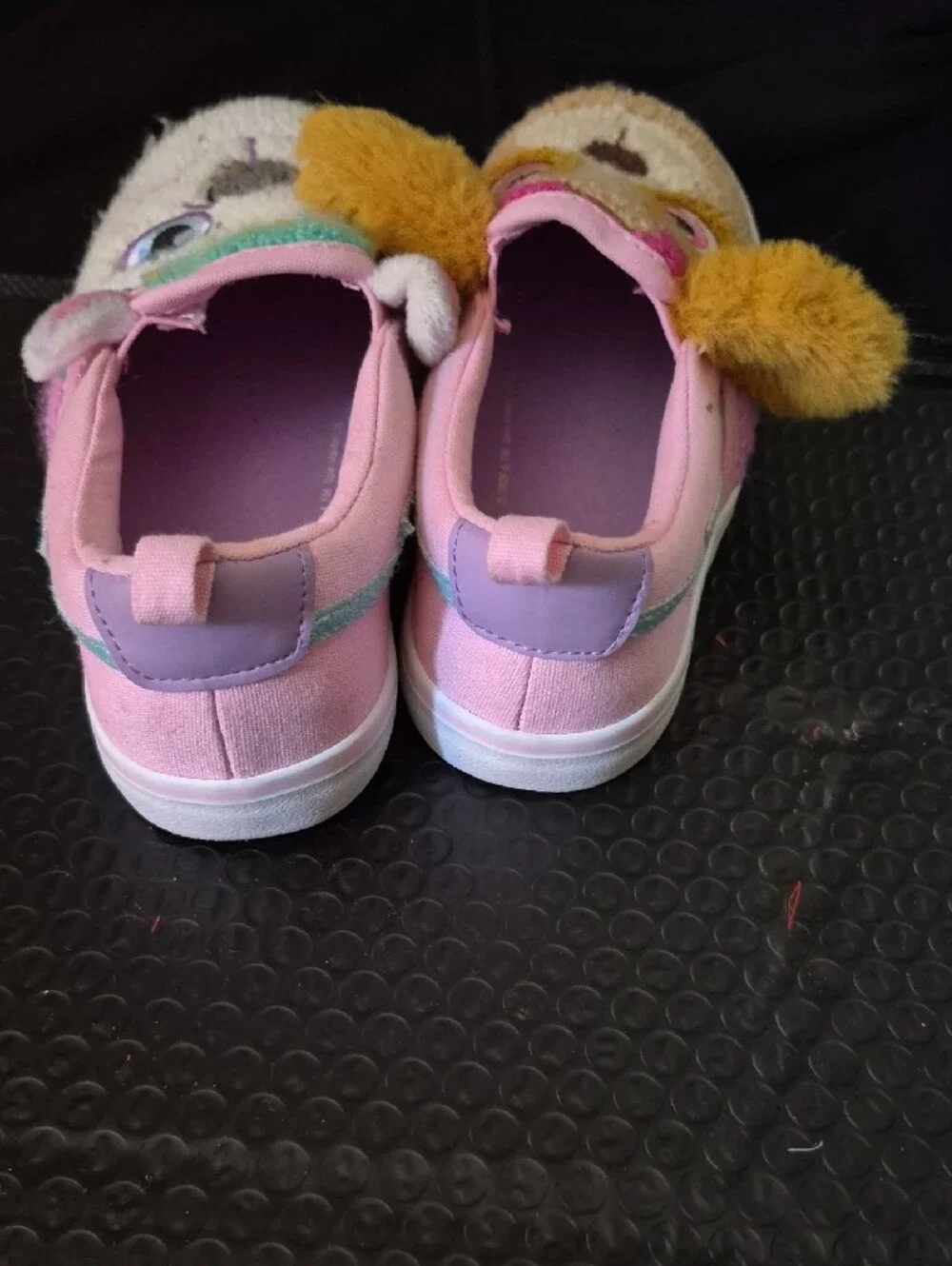 Paw Patrol Plush Slip-On Sneakers - Pink, Yellow, White